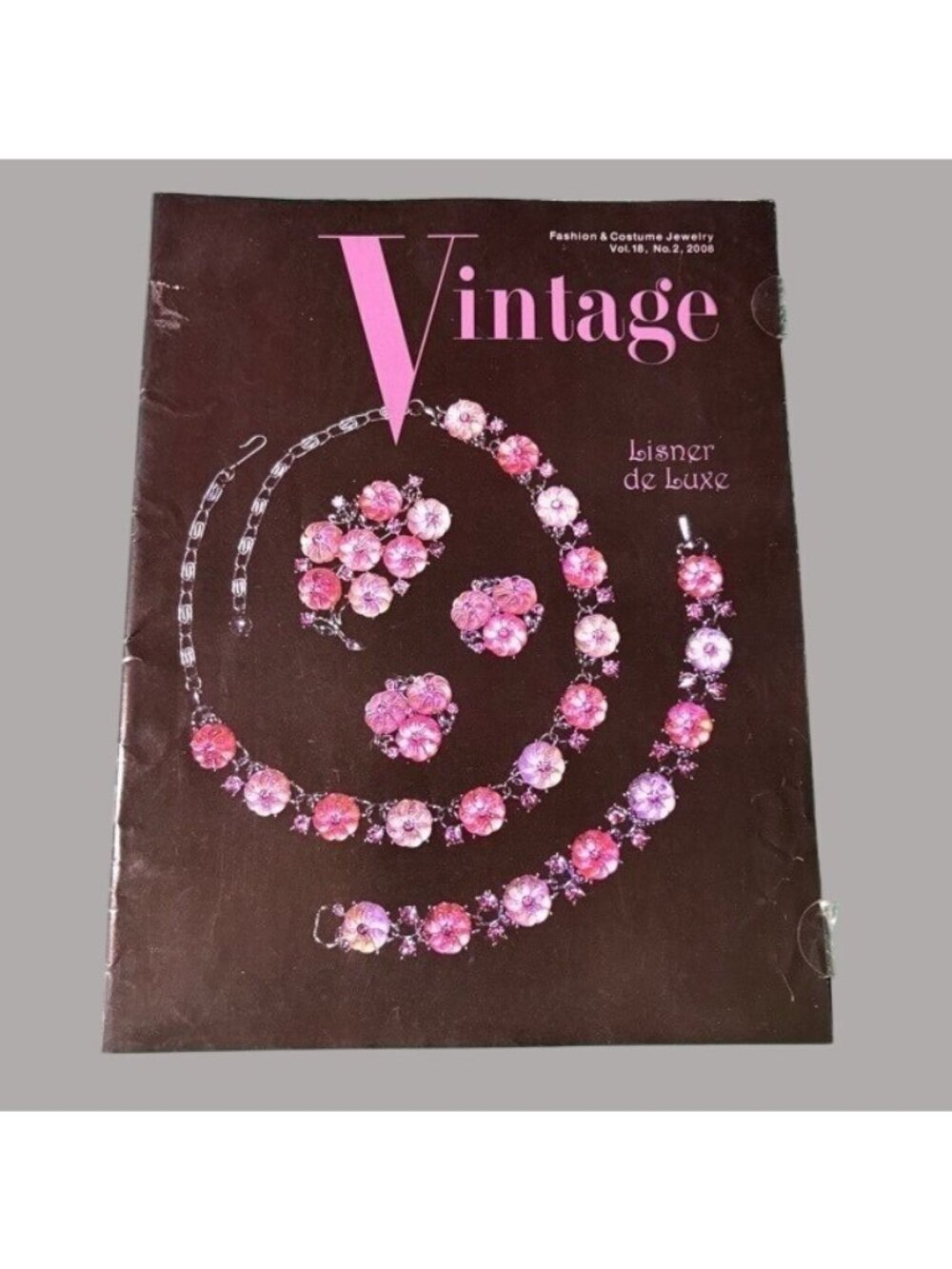 Vintage Fashion & Costume Jewelry Magazine Spring 2008 Vol 18 # 2 Lisner De Luxe